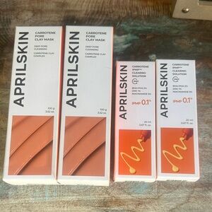 APRILSKIN Skincare Set with Clay Mask and Clearing Solution